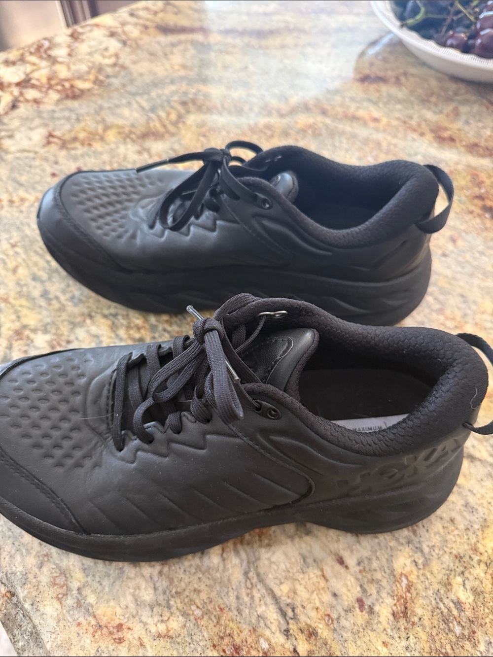Hoka Men's Black Athletic Sneakers - Picture 3 of 4